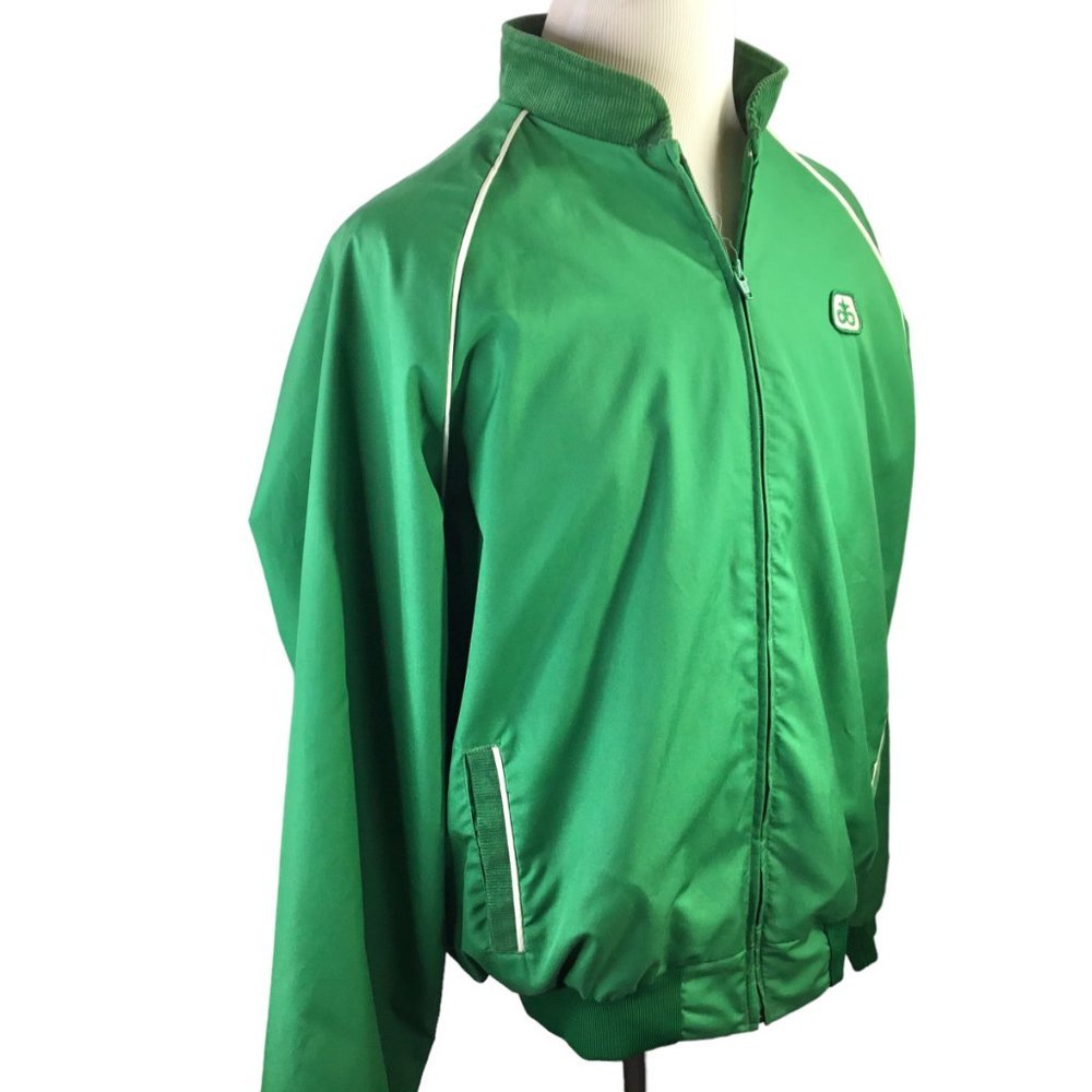 Vintage Swingster Pioneer Seed Jacket XLT Agriculture Farmer USA Windbreaker Zip - Picture 4 of 9